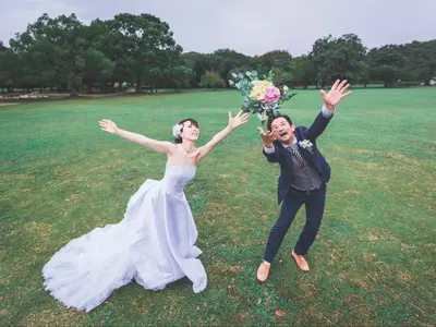 女性フォトグラファーによるウェディングロケフォト。時間外・対応地域外も相談OK◎