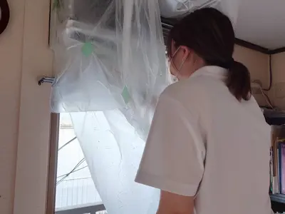 女性店長がお伺いします◎《消臭抗菌コート付きで空気キレイ》丁寧に洗浄します♪