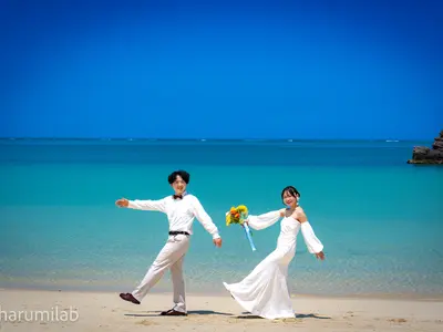 【沖縄ウェディング】ライトプラン　データは全て現像レタッチして納品します！