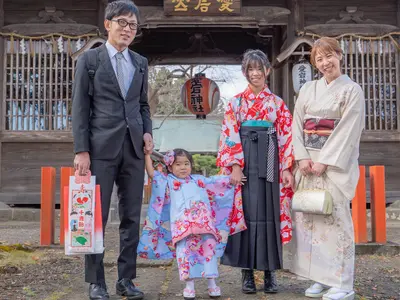 みんな笑顔で７５３　キラキラした笑顔を残しませんか？