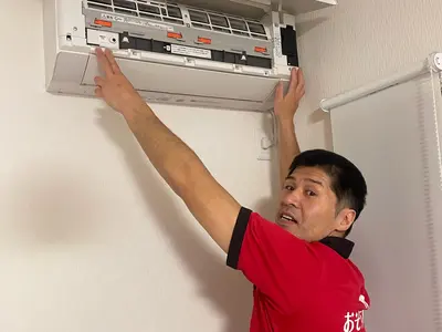 エアコンの内部高圧洗浄