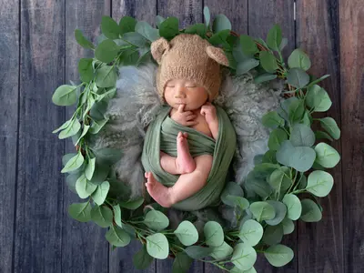 おくるみ撮影＆うつ伏せ寝ポーズ♪女性フォトグラファー/2時間26,000円/