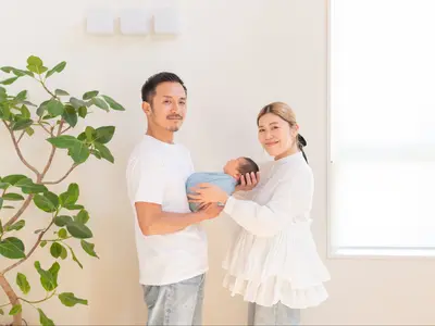 おくるみ撮影＆うつ伏せ寝ポーズ♪女性フォトグラファー/2時間26,000円/