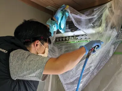 身体に無害のエコ洗剤、クレジットカード可能、駐車場代はお店負担、ペット無、非喫煙