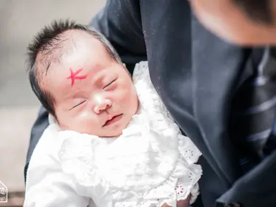 【お宮参り】初めての家族写真をカタチに♪