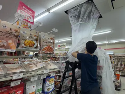 エアコン屋が3〜4回洗浄！他業者の噴霧器洗浄ではなく、高圧洗浄機使用！