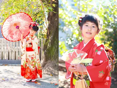 【和傘の貸出無料・納品の全写真レタッチ】素敵な思い出に残る七五三の撮影をします！