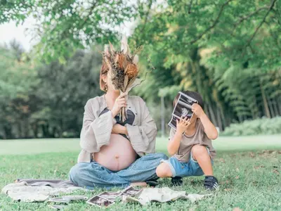 赤ちゃんが産まれる前の記念のマタニティフォトはお任せください！