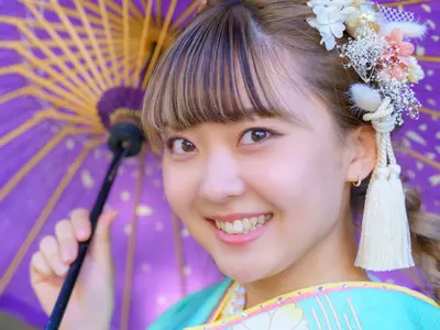 晴れの姿をクールに撮影します。