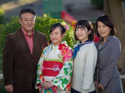 晴れの姿をクールに撮影します。