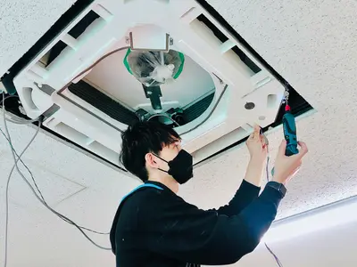 【天井埋込エアコン】快適な空間へ！しっかり分解✩‧₊˚しっかり洗浄✩‧₊˚