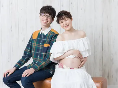 出張マタニティフォト　『お友達とフォト』も可能です♪