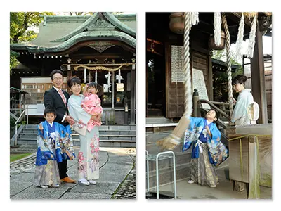 七五三のアルバムに特化した内容重視の撮影は、2時間のご予約でフォトブックが無料！