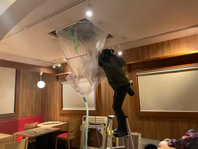 業務用天井埋め込みエアコンクリーニング複数台がお得です！　家庭用埋め込みも対応有