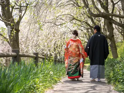 【欧風スタイルのウェディングフォト】     ❁ドレス、アクセサリー料金込み❁