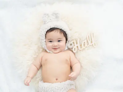 ハーフバースデー・バースデーフォト1時間50枚程度の納品