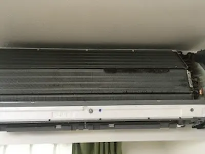 壁掛けエアコンクリーニング。フィルタお掃除付＋6000円。全機種対応台