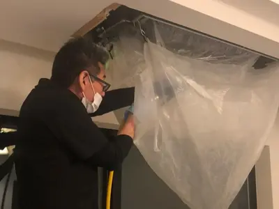 天井埋込式エアコンクリーニング