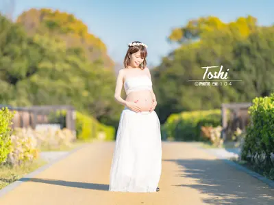 マタニティフォトならPHOTO104にお任せ!!ご希望の場所で出張撮影致します