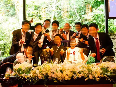 追加料金なし！60人程の大人数もOK！望遠カメラやストロボ数台で対応！