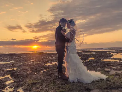 ウェディング前撮り、ロケ撮影