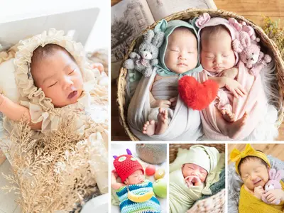 泣いても安心！延長料金なし☆たくさんの小物で色々なパターンを撮影します。