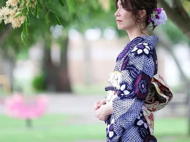 プロに相談☆似合わせ浴衣レンタル♪着付け小物類も揃ってる！返却も専用箱で安心サービスの画像