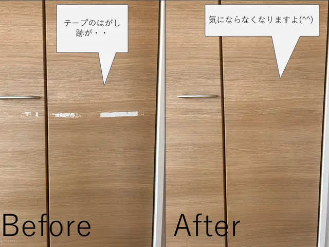 交換や張り替えではなく補修で解決！ドアにできた穴や傷などをわからなくいたします。サービスの画像