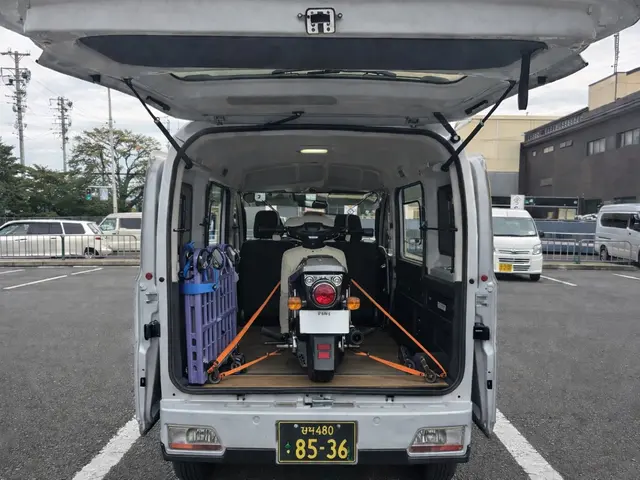 原付・小型バイク輸送｜土日限定｜桟橋1本所持、固定で安心｜※三輪・サイドカー不可サービスの画像