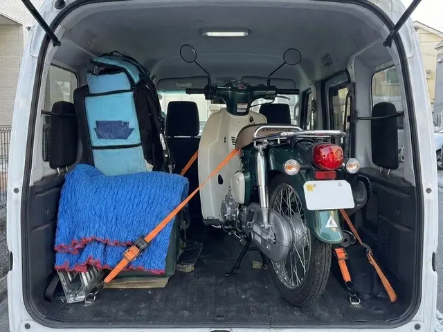 繁忙期も料金据え置き｜小型バイク安心輸送サービスの画像