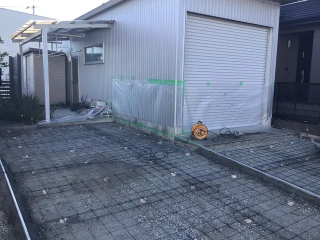 駐車場土間コンクリート施工承ります！サービスの画像