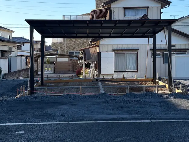 カーポート施工工事サービスの画像