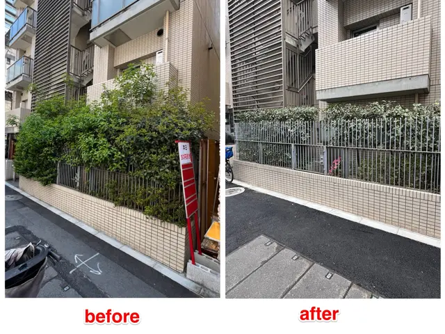 ☆明るいお庭へ大変身！笑顔にさせてみせます^^　難所・高所作業は得意分野です☆サービスの画像