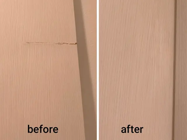 室内ドアの陥没穴補修。ドア交換の約1/10の費用!小さな傷は更に低価格対応サービスの画像