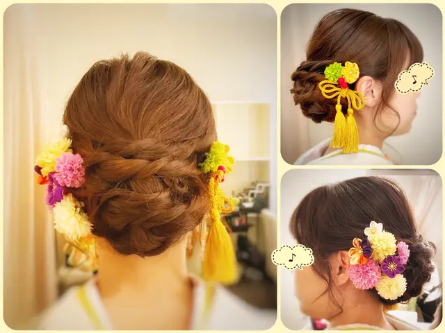 ヘアセット込み価格!!業歴30年の経験と実績◆着付けのみは4,500円お値引き！サービスの画像