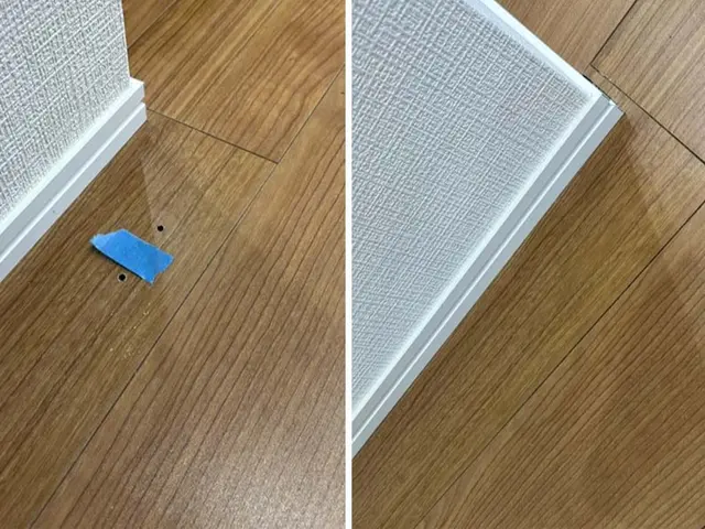 『キズ、凹み直します』フローリングだけでなく、枠、扉などの傷もご相談下さい！サービスの画像