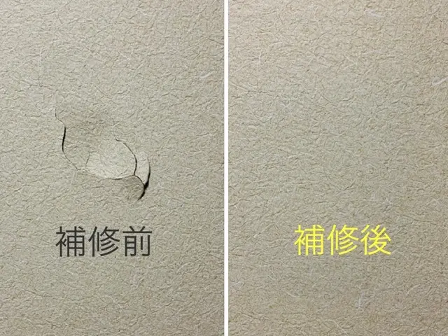 【☆石膏壁穴補修専門】◎壁穴は何処に⁈◎お客様の立場になって丁寧に作業します！サービスの画像