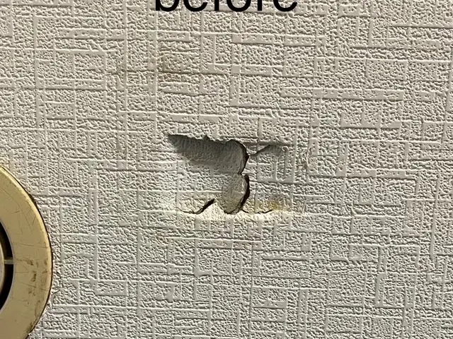 【☆石膏壁穴補修専門】◎壁穴は何処に⁈◎お客様の立場になって丁寧に作業します！サービスの画像