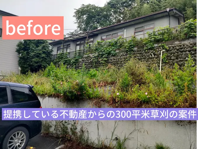 ４児のパパがお伺いします♪草の悩み、即解決、確かな技術で美しい仕上がり(草刈機)サービスの画像