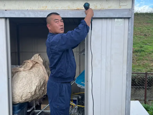 熊本市発金属物置解体回収！お気軽にお問合せ下さい！サービスの画像