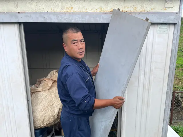 熊本市発金属物置解体回収！お気軽にお問合せ下さい！サービスの画像