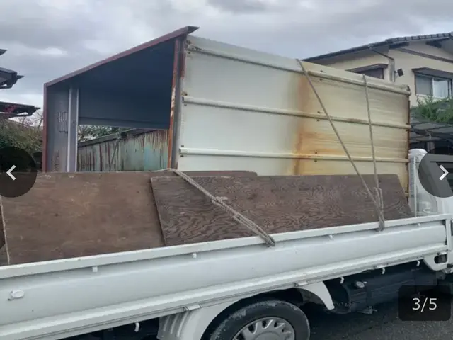 熊本市発金属物置解体回収！お気軽にお問合せ下さい！サービスの画像