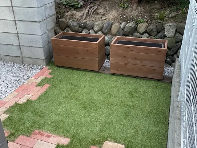 人工芝施工致します！天然芝剥がし処分もお任せ下さい！サービスの画像