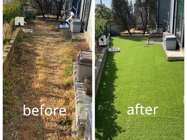 『人工芝専門』12月多少空き有。内容によっては2月着工。早めのご相談をサービスの画像