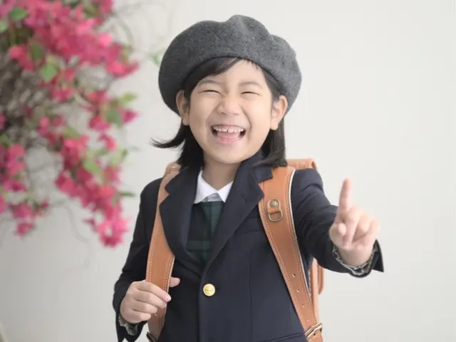 入学記念の写真