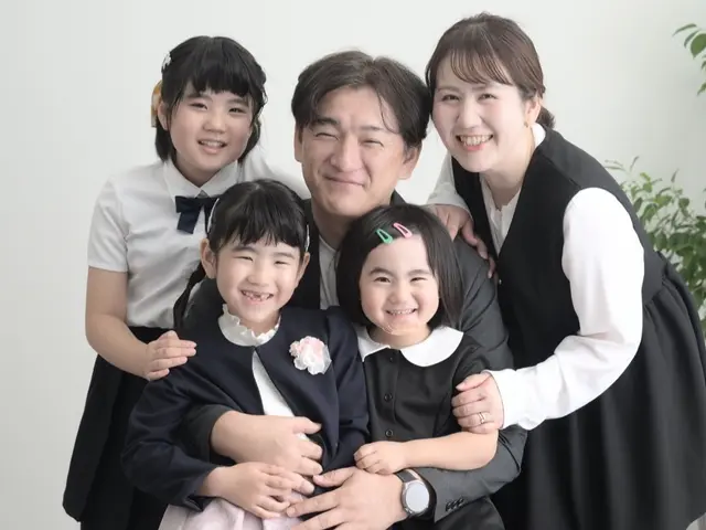 入学記念の写真