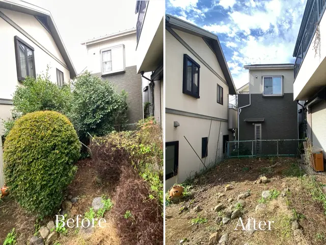 【値引き価格】年末の大掃除前に庭木をスッキリ伐採！熟練職人が安全・丁寧作業^^サービスの画像