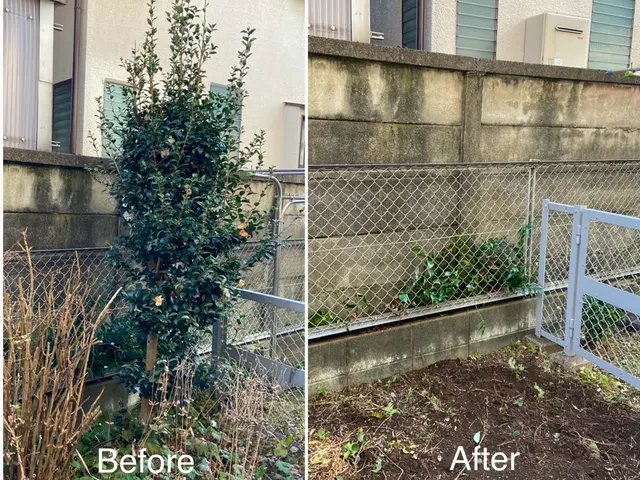 【値引き価格】年末の大掃除前に庭木をスッキリ伐採！熟練職人が安全・丁寧作業^^サービスの画像