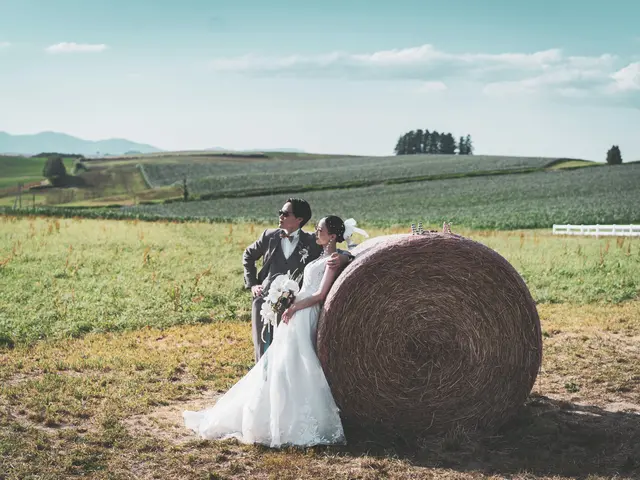 ロケーションフォトウエディング[前撮り•ハネムーンの思い出に]スタジオ撮影も可能