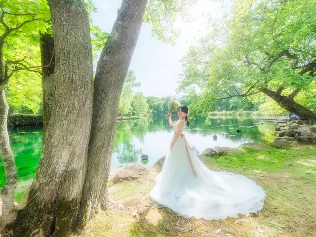 ロケーションフォトウエディング[前撮り•ハネムーンの思い出に]スタジオ撮影も可能